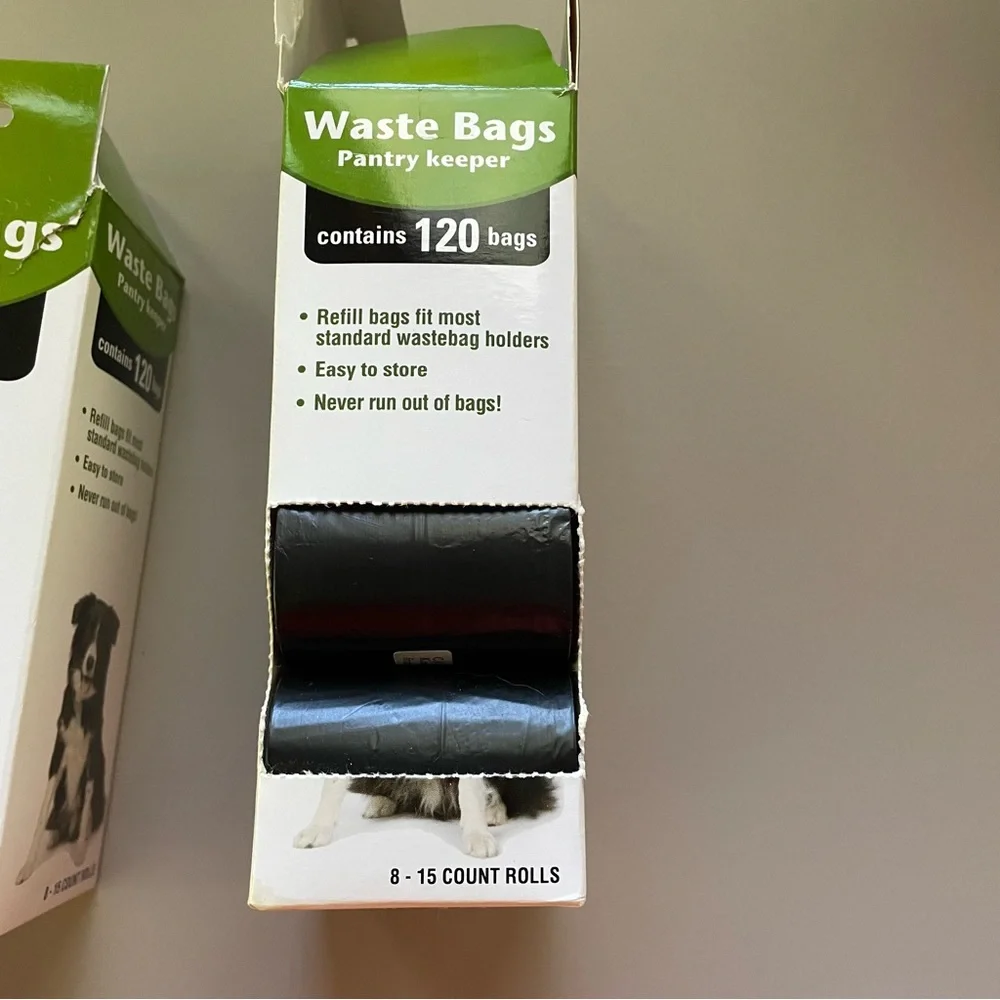 12 rolls of doggie poop bags